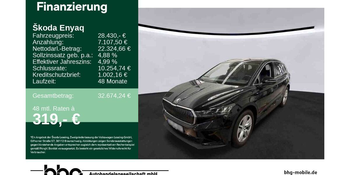 Skoda Enyaq 20.370 km 28.430 &euro; Tübingen 72072